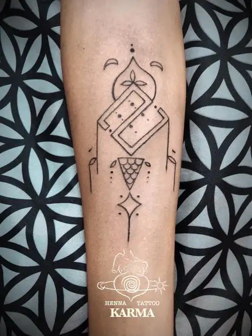 玛雅历图腾红天行者tattoo