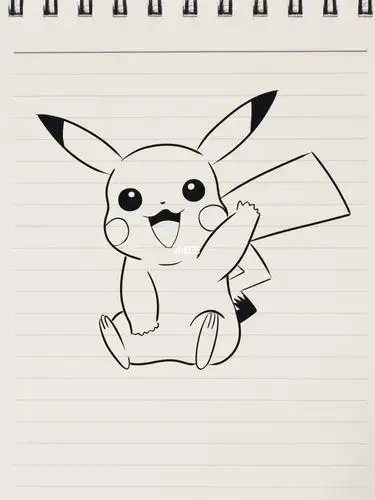 皮卡丘女孩简笔画q版 简笔画图片大全-蒲城教育文学网