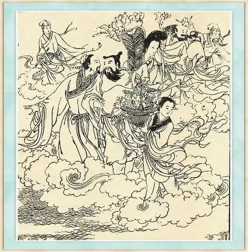 我是雕刻师八仙人物白描图集