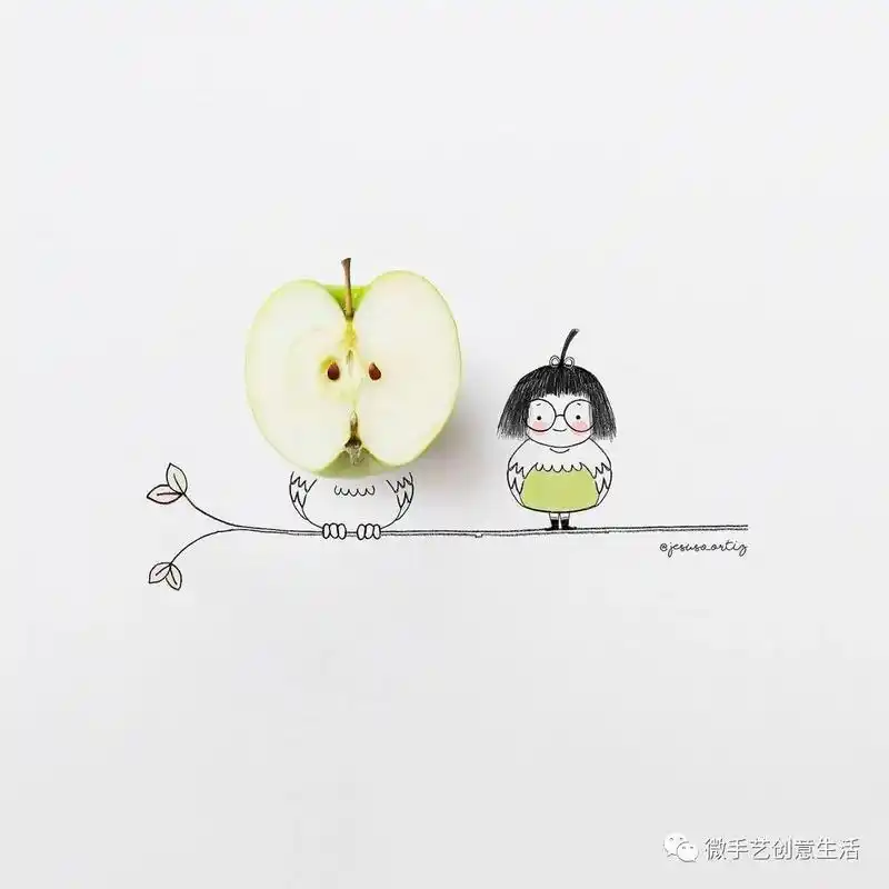 陶醉在平淡的岁月里,用创意小插画温暖了23万人