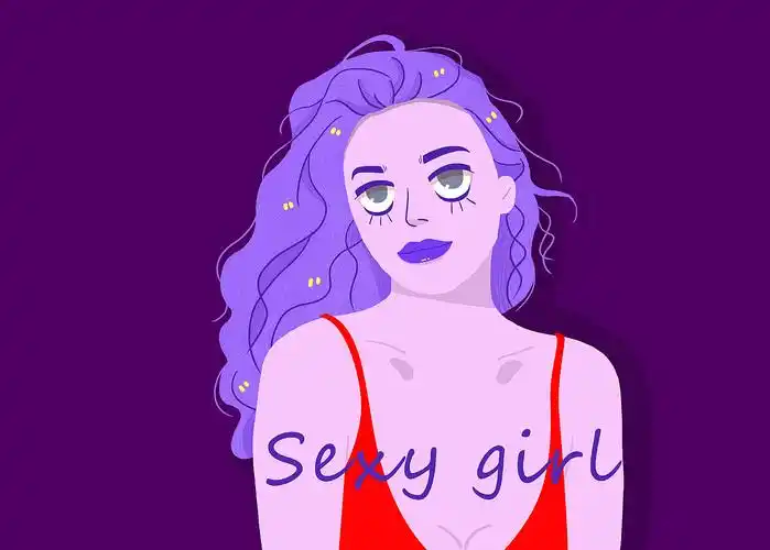 个性女孩头像插画