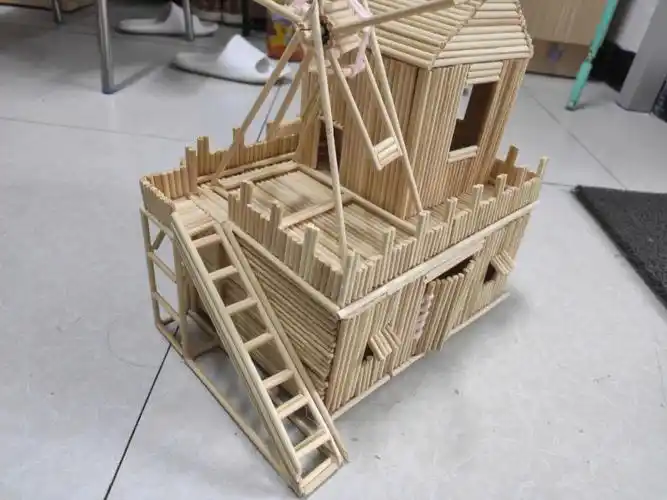 不发出来有点白做了的感觉#小木屋  #我的手工日常