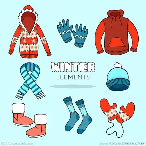 冬天穿的衣服简笔画 冬天穿的衣服简笔画漂亮