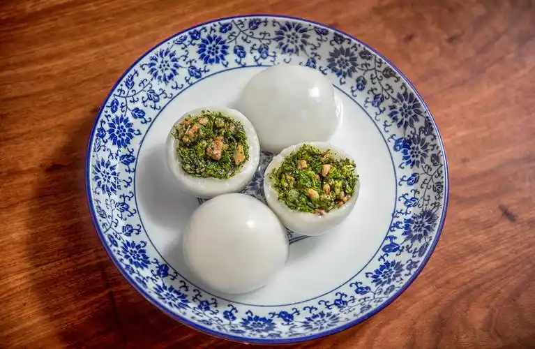 好肉,好粉,好荠菜,经典扬州大汤圆!【荠菜汤圆】 - 优鲜田源