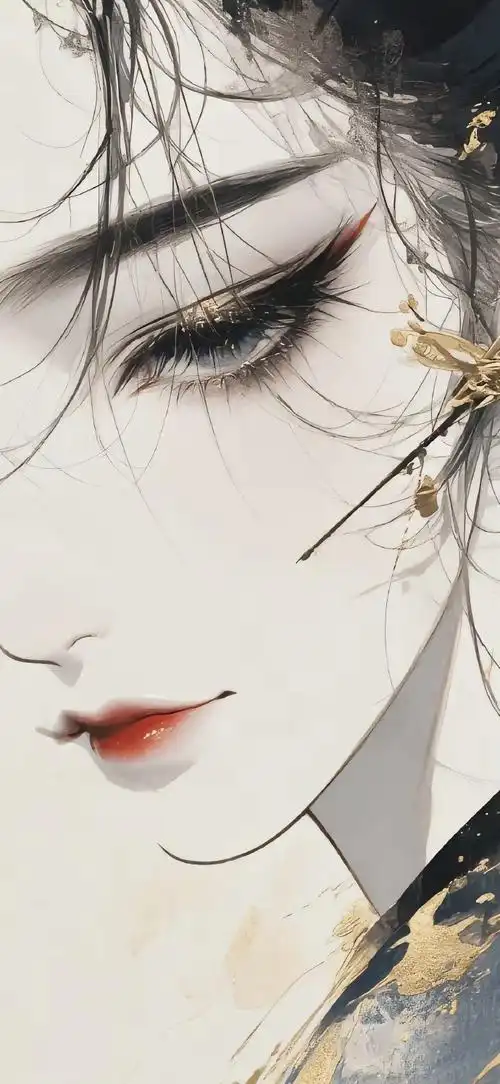 精致古风女生插画壁纸#壁纸