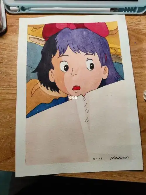 水彩魔女宅急便