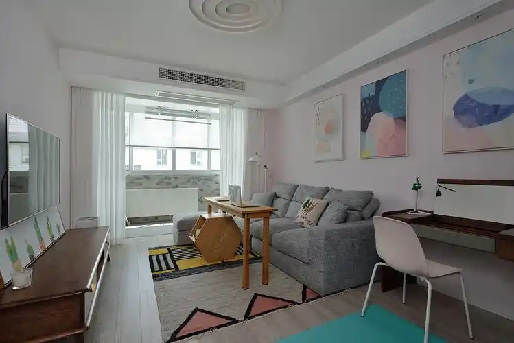 北欧风格小户型沙发背景墙装修效果图