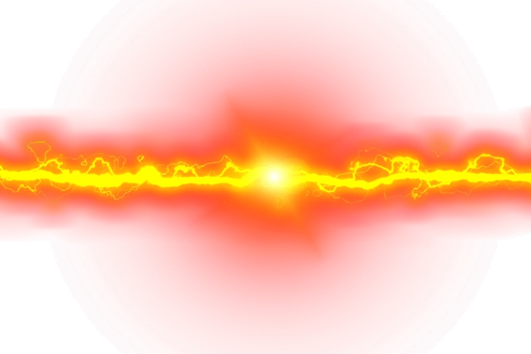 闪电碰撞火花爆炸素材图片