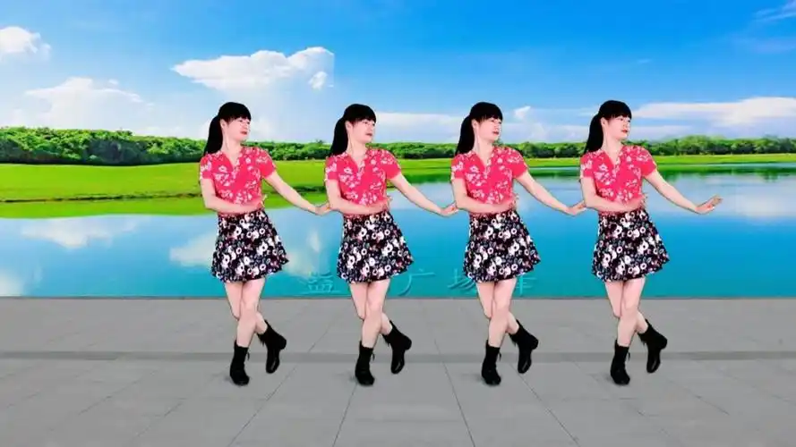 广场舞《泉水叮咚响》零基础16步,简单好看又好学