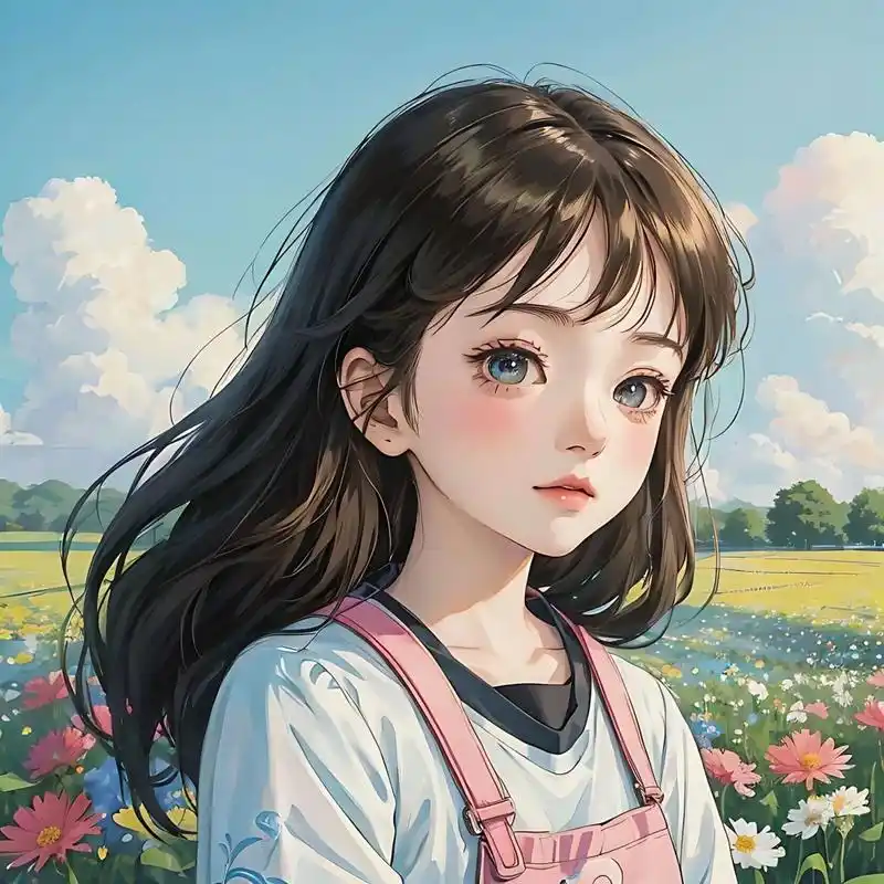 宫崎骏治愈系列女孩头像