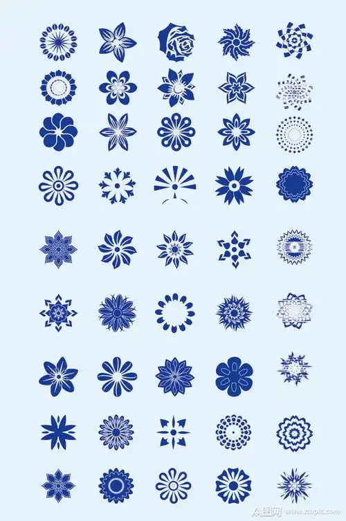 圆形矢量图形图案