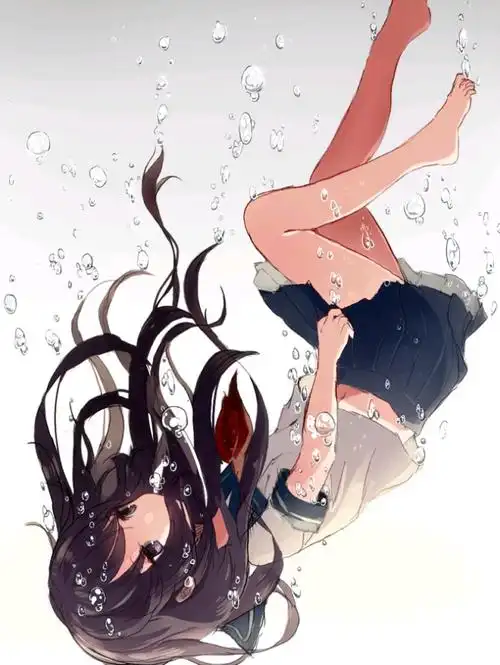 illust_id=30613742&mode=medium动漫 二次元 水珠 深海 泡沫 清凉