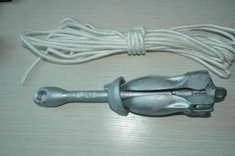 厂家批发船用折叠锚镀锌锚 铁锚 橡皮艇钓鱼船冲锋舟锚带锚绳