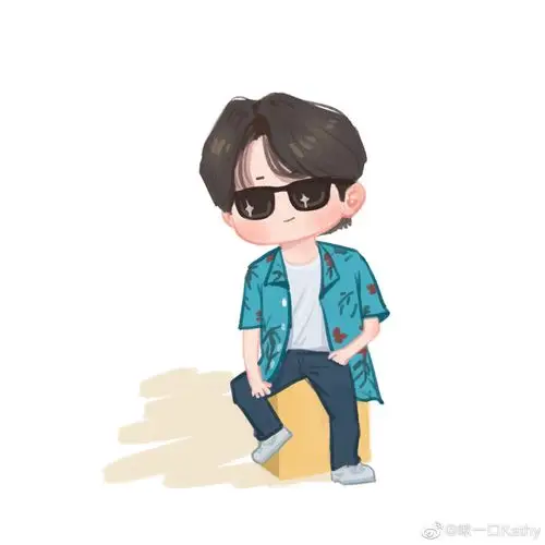 王一博卡通版 cr:logo