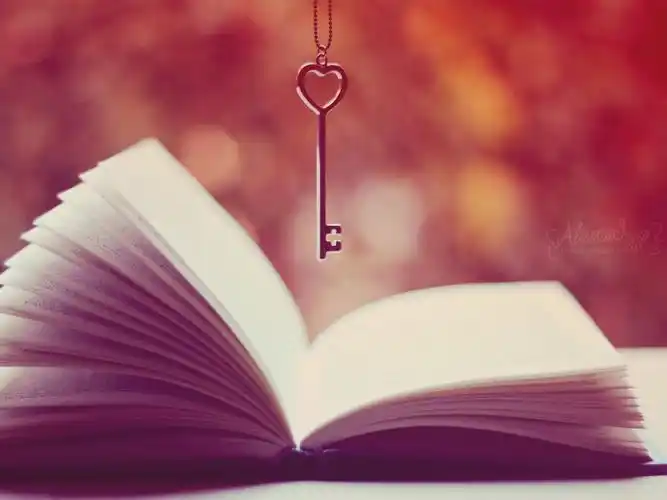 唯美,书,钥匙,心,静物日最新壁纸图片