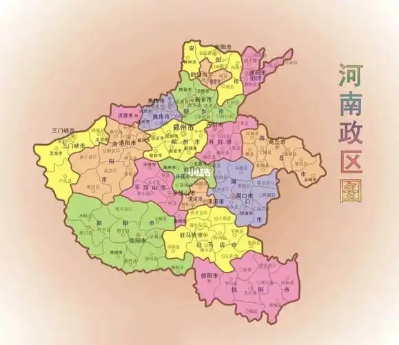 河南政区图