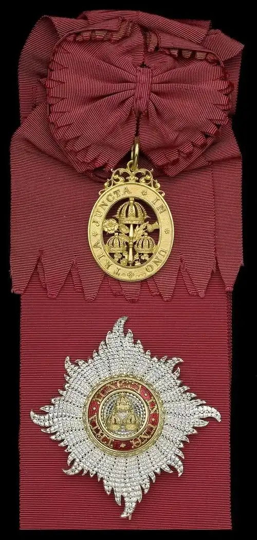 巴斯骑士大十字的徽章 1865伦敦