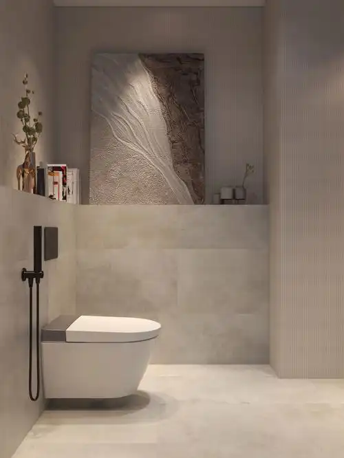 高级灰丨智能壁挂马桶丨神仙浴室无疑了