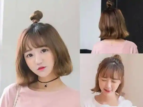 适合学生党们的4款"高马尾扎发",简单又减龄,3分钟就能学会~_头发