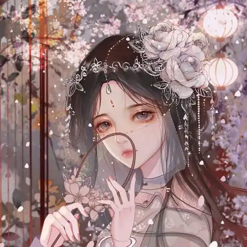 动漫古风女生头像别烂在过去和梦里