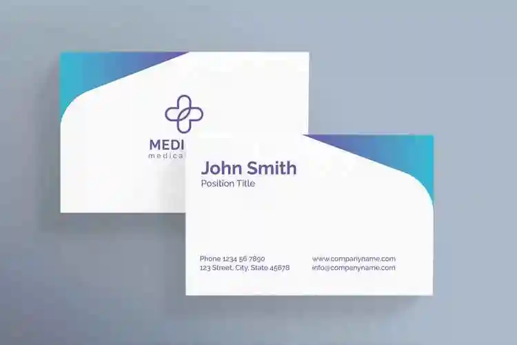 私人诊所医院名片设计模板medicalclinicbusinesscard