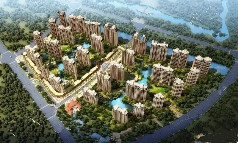 阳光锦程沙盘图,拍摄于2018/7/4