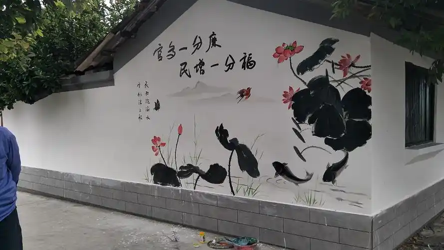 新农村墙绘乡村文化墙社区墙绘农村墙绘文化墙