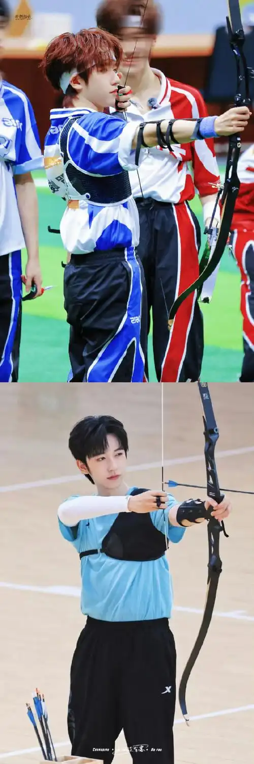 张真源|严浩翔|贺峻霖  #tf家族运动会射箭神图##tf家族运动会