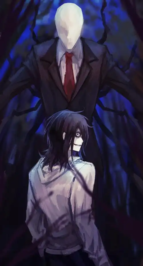 cant run绘画creepypastajeff the killerslenderman