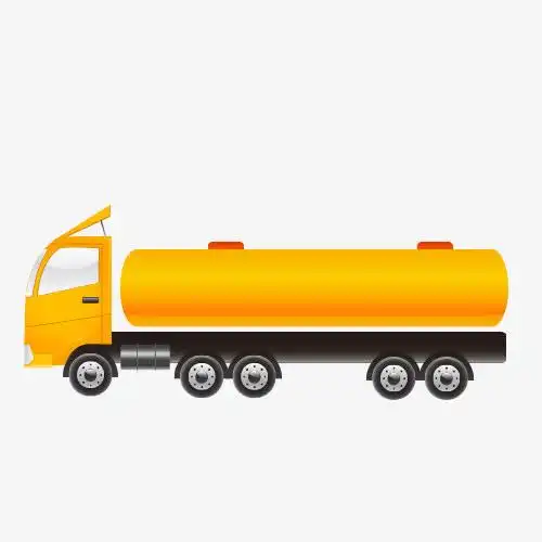 油罐车卡通机动车矢量图