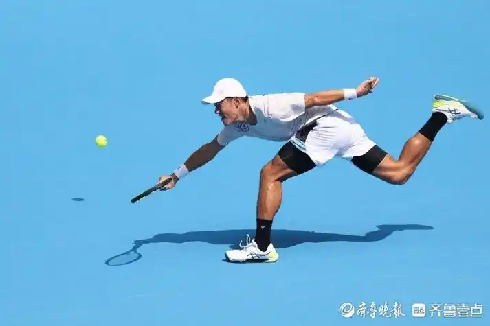 观潮|网球男双决赛,中国台北组合2:0击败印度夺金