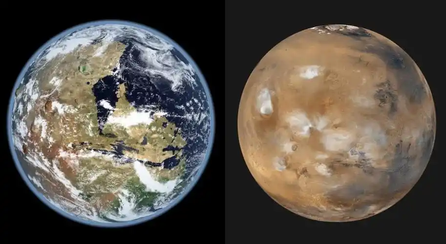 祝融号5张新火星图,有2张很特别,拍到"生命化石"?颜色感很强