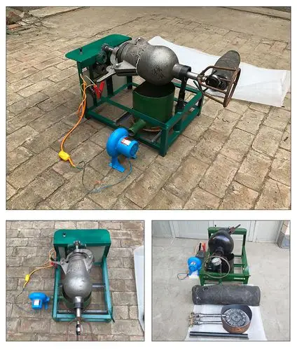 老式电动爆米花机全自动手摇传统老炮玉米膨化机小型大米摆摊商用