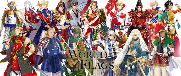 二次元来袭!日本网站为东京奥运会设计国旗元素拟人化动漫形象