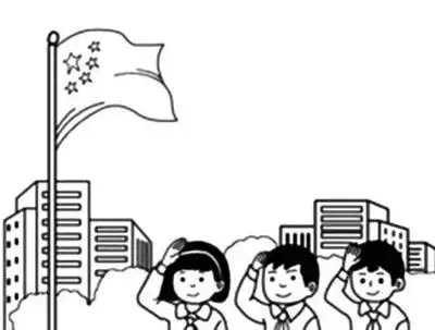小学生升旗仪式手抄报 小学生手抄报-蒲城教育文学网
