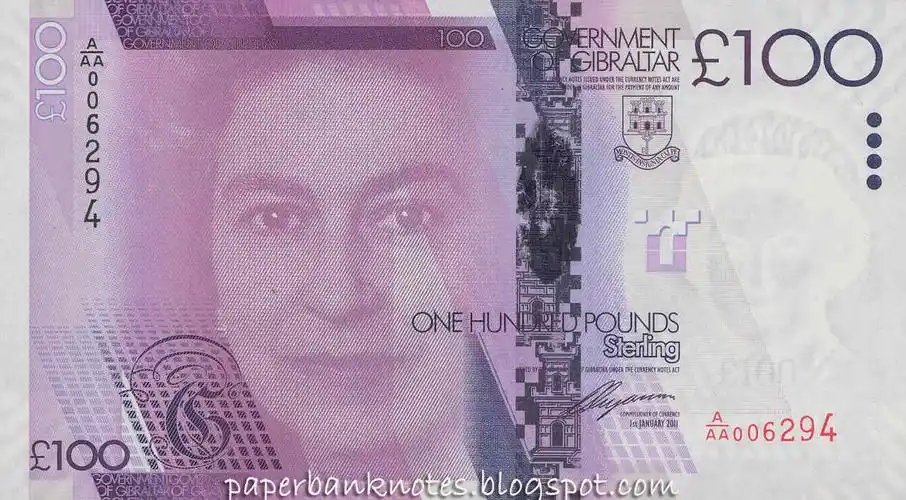 100英磅是什么颜色的?