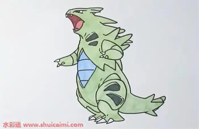 宝可梦简笔画宝可梦简笔画神兽如何画一只甲贺忍蛙精灵宝可梦简笔画