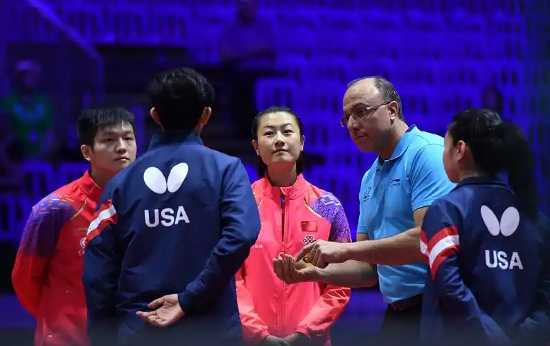 体育乒乓球丁宁樊振东首次搭档参加世锦赛