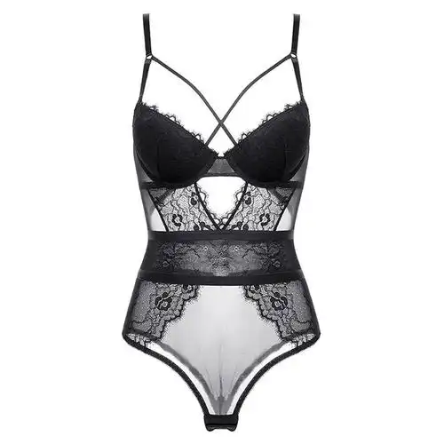 欧美性感情趣开档连体衣一体塑身内衣薄套装有钢圈聚拢上薄厚罩杯