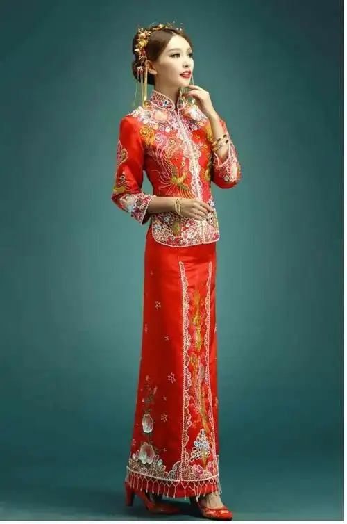 中式古典婚礼服