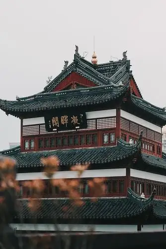 建筑中国寺庙和建筑房
