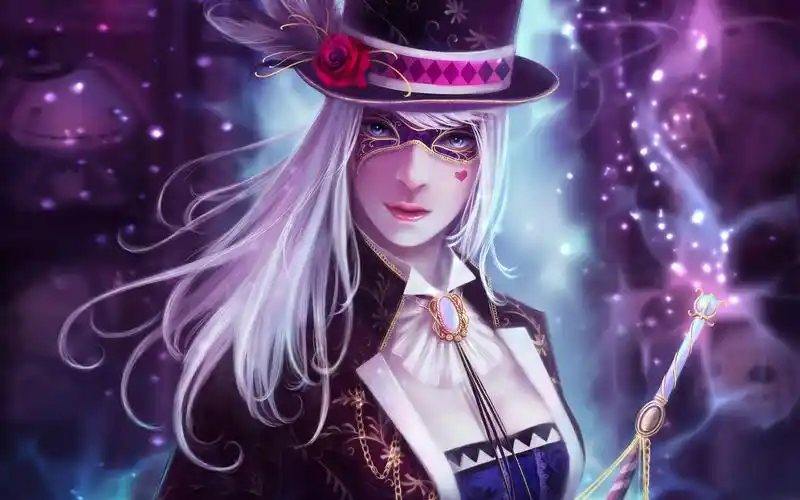 壁纸,cg,女魔术师