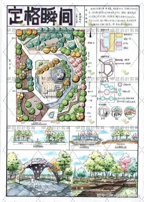 风景园林口袋公园方案设计