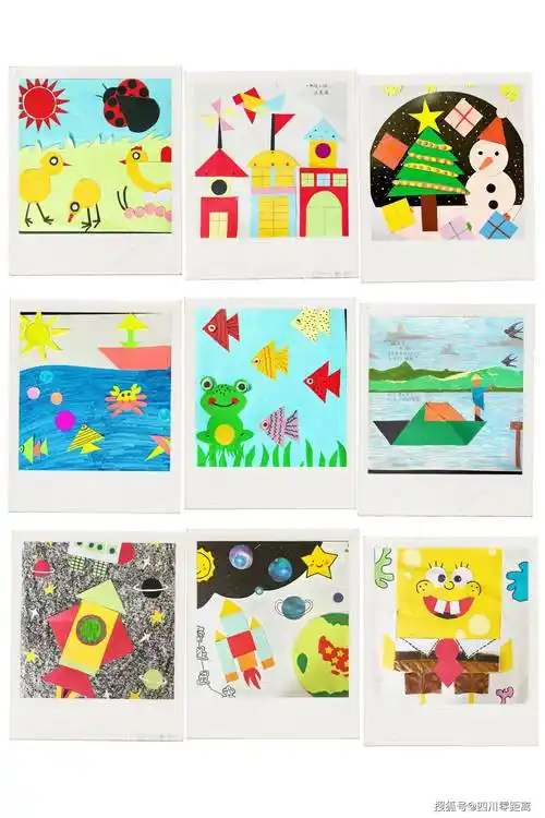 贴一贴等方式,将5种基本的几何图形——正方形,长方形,三角形,圆和