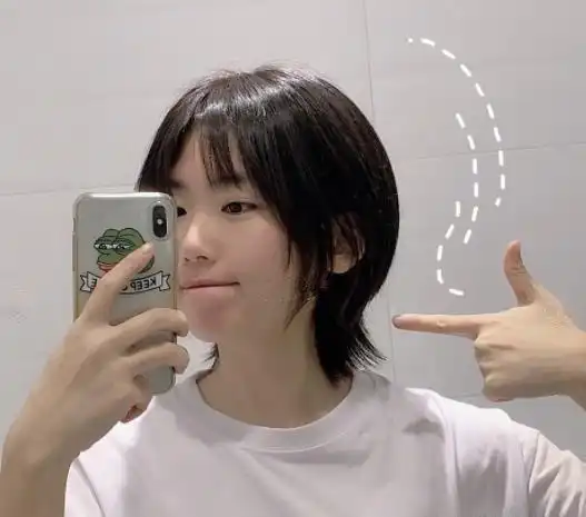 「少年感日系短发」