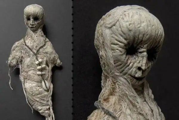 令人毛骨悚然的婴儿木乃伊