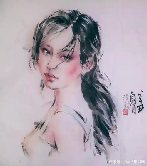 《探索艺术道路 创造生命赞歌》郑清珍人物肖像画最新作品