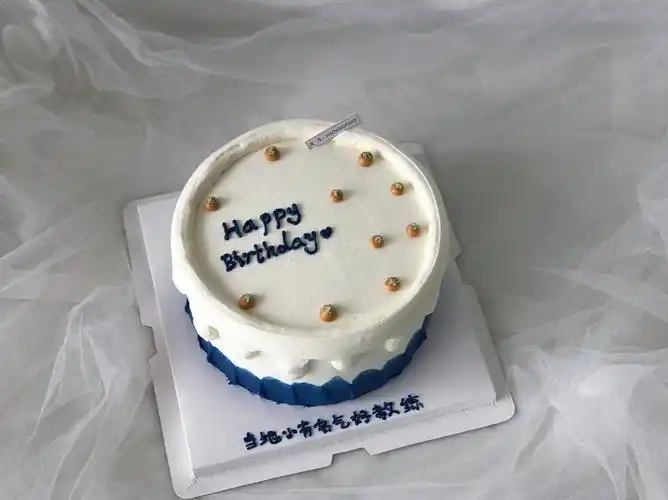 男生简约风蛋糕