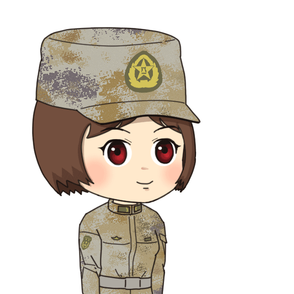 她来啦可爱又实用的女兵表情包上线还不快收藏