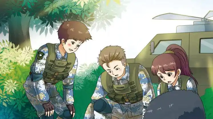 海军陆战队里的双胞胎姐妹